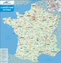 フランス国鉄路線図（PDF(C)SNCF）
