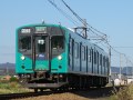 電化後は加古川線カラーを継承も１０３系お古改造車が主体。